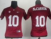 Alabama Crimson Tide #10 A.J. McCarron Red Womens Jerseys,baseball caps,new era cap wholesale,wholesale hats