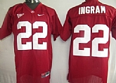 Alabama Crimson Tide #22 Ingram Red NCAA Jerseys,baseball caps,new era cap wholesale,wholesale hats
