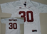 Alabama Crimson Tide #30 Tim Hightower White NCAA Jerseys,baseball caps,new era cap wholesale,wholesale hats