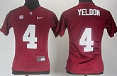 Alabama Crimson Tide #4 T.J Yeldon Red Womens Jerseys,baseball caps,new era cap wholesale,wholesale hats