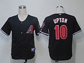 Arizona Diamondbacks #10 Upton Black Cool Base Jerseys,baseball caps,new era cap wholesale,wholesale hats