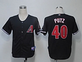 Arizona Diamondbacks #40 Putz Black Cool Base Jerseys,baseball caps,new era cap wholesale,wholesale hats