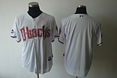 Arizona Diamondbacks Blank White Jerseys,baseball caps,new era cap wholesale,wholesale hats