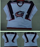 Blue Jackets Blank White Jerseys,baseball caps,new era cap wholesale,wholesale hats