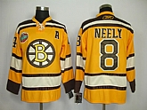 Boston Bruins #8 NEELY Yellow with A patch Jerseys,baseball caps,new era cap wholesale,wholesale hats