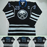Buffalo Sabres #29 POMINVILLE Black C Patch Jerseys,baseball caps,new era cap wholesale,wholesale hats