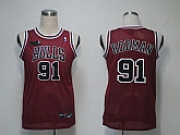 Bulls #91 Rodman Red Jerseys,baseball caps,new era cap wholesale,wholesale hats