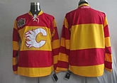 Calgary Flames Blank Red With Yellow Jerseys,baseball caps,new era cap wholesale,wholesale hats