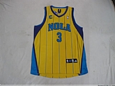 Charlotte Hornets #3 Nola yellow strip wiht C patch Jerseys,baseball caps,new era cap wholesale,wholesale hats