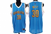 Charlotte Hornets #30 West blue Jerseys,baseball caps,new era cap wholesale,wholesale hats