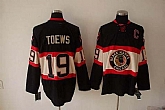 Chicago Blackhawks #19 Toews black third Jerseys,baseball caps,new era cap wholesale,wholesale hats