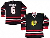 Chicago Blackhawks #6 Parkhurst Original Black Throwback CCM Jerseys,baseball caps,new era cap wholesale,wholesale hats