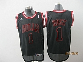 Chicago Bulls #1 Rose Black Swingman Jerseys,baseball caps,new era cap wholesale,wholesale hats