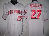 Cincinnati Reds #27 ROLEN grey Jerseys,baseball caps,new era cap wholesale,wholesale hats