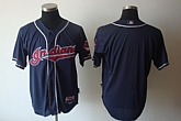 Cleveland Indians Blue Blank Jerseys,baseball caps,new era cap wholesale,wholesale hats