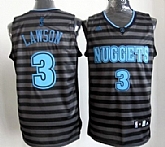 Denver Nuggets #3 Ty Lawson Gray With Black Pinstripe Jerseys,baseball caps,new era cap wholesale,wholesale hats