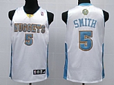 Denver Nuggets #5 Jr.Smith white Jerseys,baseball caps,new era cap wholesale,wholesale hats