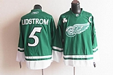 Detroit Red Wings #5 lidstrom green Jerseys,baseball caps,new era cap wholesale,wholesale hats
