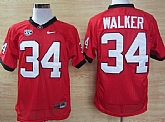 Georgia Bulldogs #34 Herschel Walker Red Jerseys,baseball caps,new era cap wholesale,wholesale hats