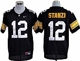 Iowa Hawkeyes #12 Stanzi Black NCAA Jerseys,baseball caps,new era cap wholesale,wholesale hats