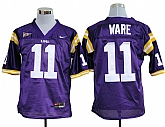 LSU Tigers #11 Spencer Ware Purple NCAA Jerseys,baseball caps,new era cap wholesale,wholesale hats