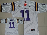 LSU Tigers #11 Spencer Ware White NCAA Jerseys,baseball caps,new era cap wholesale,wholesale hats