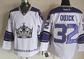 Los Angeles Kings #32 Jonathan Quick White Third Jerseys,baseball caps,new era cap wholesale,wholesale hats