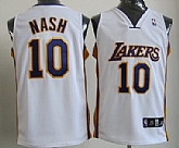 Los Angeles Lakers #10 Steve Nash White Authentic Jerseys,baseball caps,new era cap wholesale,wholesale hats