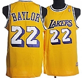 Los Angeles Lakers #22 Elgin Baylor Yellow Authentic Throwback Jerseys,baseball caps,new era cap wholesale,wholesale hats