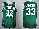 Michigan State Spartans #33 Magic #Johnson Hardwood Legends Green Swingman Jerseys,baseball caps,new era cap wholesale,wholesale hats