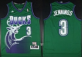Milwaukee Bucks #3 Brandon Jennings ABA Hardwood Classics Swingman Green Jerseys,baseball caps,new era cap wholesale,wholesale hats