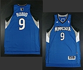 Minnesota Timberwolves #1 Rubio Blue Revolution 30 Authentic Jerseys,baseball caps,new era cap wholesale,wholesale hats