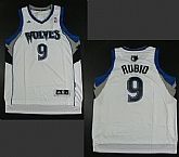 Minnesota Timberwolves #1 Rubio White Revolution 30 Authentic Jerseys,baseball caps,new era cap wholesale,wholesale hats