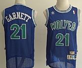 Minnesota Timberwolves #21 Garnett Blue Throwback Swingman Jerseys,baseball caps,new era cap wholesale,wholesale hats
