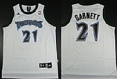 Minnesota Timberwolves #21 Garnett White Swingman Jerseys,baseball caps,new era cap wholesale,wholesale hats