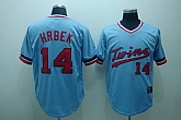 Minnesota Twins #14 Hrbek Light Blue Throwback Jerseys,baseball caps,new era cap wholesale,wholesale hats