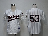 Minnesota Twins #53 Blackburn Cream(blue strip) Jerseys,baseball caps,new era cap wholesale,wholesale hats