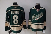 Minnesota Wilds #8 BURNS Green Jerseys,baseball caps,new era cap wholesale,wholesale hats