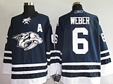 Nashville Predators #6 Weber Black Jerseys,baseball caps,new era cap wholesale,wholesale hats