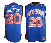 New York Knicks #20 Allan Houston Blue Throwback Swingman Jerseys,baseball caps,new era cap wholesale,wholesale hats