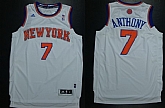 New York Knicks #7 Carmelo Anthony Revolution 30 Swingman 2013 White Jerseys,baseball caps,new era cap wholesale,wholesale hats