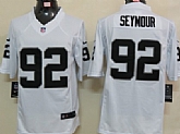 Nike Limited Oakland Raiders #92 Richard Seymour White Jerseys,baseball caps,new era cap wholesale,wholesale hats
