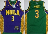 Nola #3 Paul Green With Purple Throwback Jerseys,baseball caps,new era cap wholesale,wholesale hats