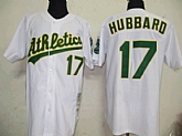 Oakland Athletics #17 Hubbard White M&N Jerseys,baseball caps,new era cap wholesale,wholesale hats