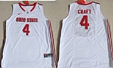 Ohio State Buckeyes #4 Aaron Craft White Jerseys,baseball caps,new era cap wholesale,wholesale hats