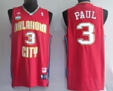 Oklahoma City #3 Paul Red Jerseys,baseball caps,new era cap wholesale,wholesale hats