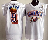 Oklahoma City Thunder #9 Serge Ibaka Revolution 30 Swingman 2012 Champions White Jerseys,baseball caps,new era cap wholesale,wholesale hats