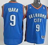 Oklahoma City Thunder #9 Serge Ibaka Revolution 30 Swingman Blue Jerseys,baseball caps,new era cap wholesale,wholesale hats