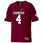 Oklahoma Sooners #4 Red NCAA Jerseys,baseball caps,new era cap wholesale,wholesale hats