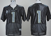 Oregon Ducks #1 Fan Black Pro Combat College NCAA Jerseys,baseball caps,new era cap wholesale,wholesale hats